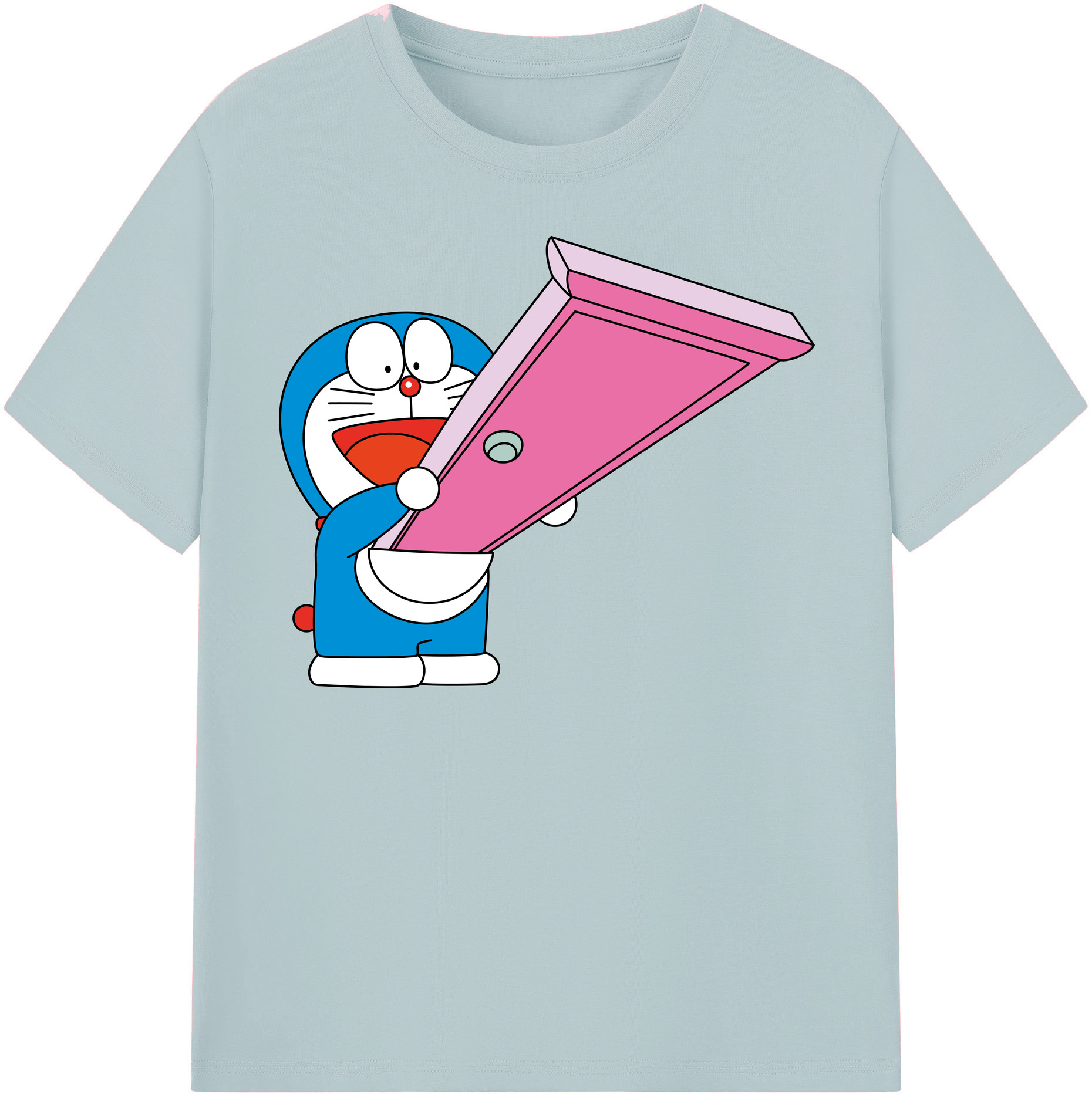 （画像用） ドラえもん Doraemon 綿100％半袖Tシャツ（フロントプリント）